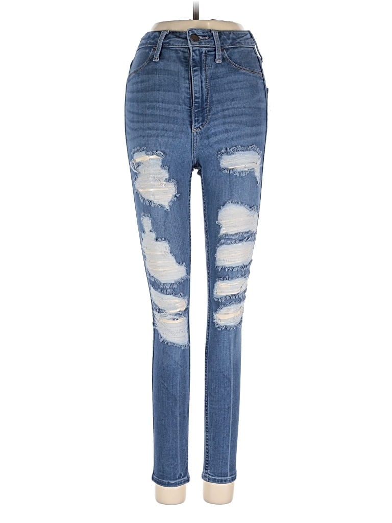 Pre-owned Hollister Jeans In Blue