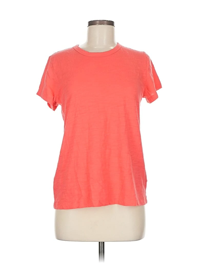 Pre-owned Time And Tru Short Sleeve T-shirt In Orange