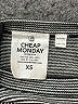 Cheap Monday Solid Gray Casual Dress Size XS - photo 3