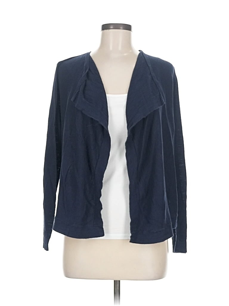 Pre-owned Ann Taylor Loft Outlet Cardigan Sweater In Blue