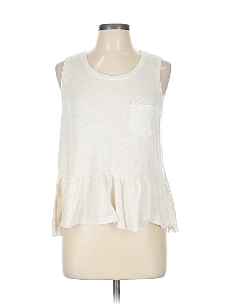 Pre-owned Altar'd State Sleeveless T-shirt In White