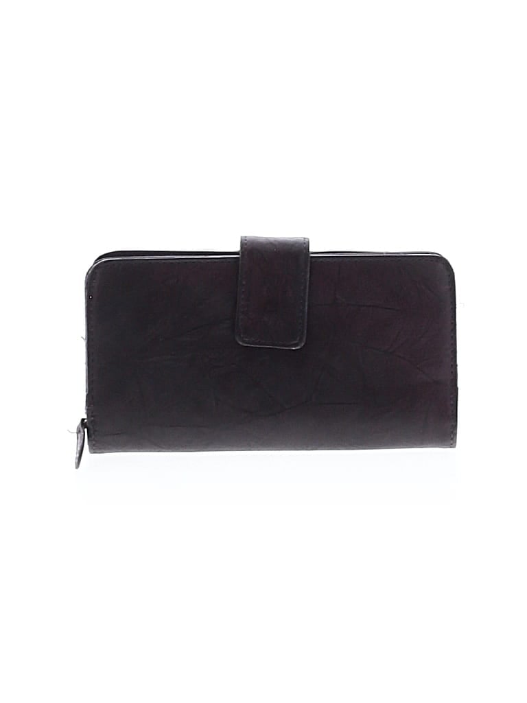 Pre-owned Assorted Brands Leather Wallet In Purple