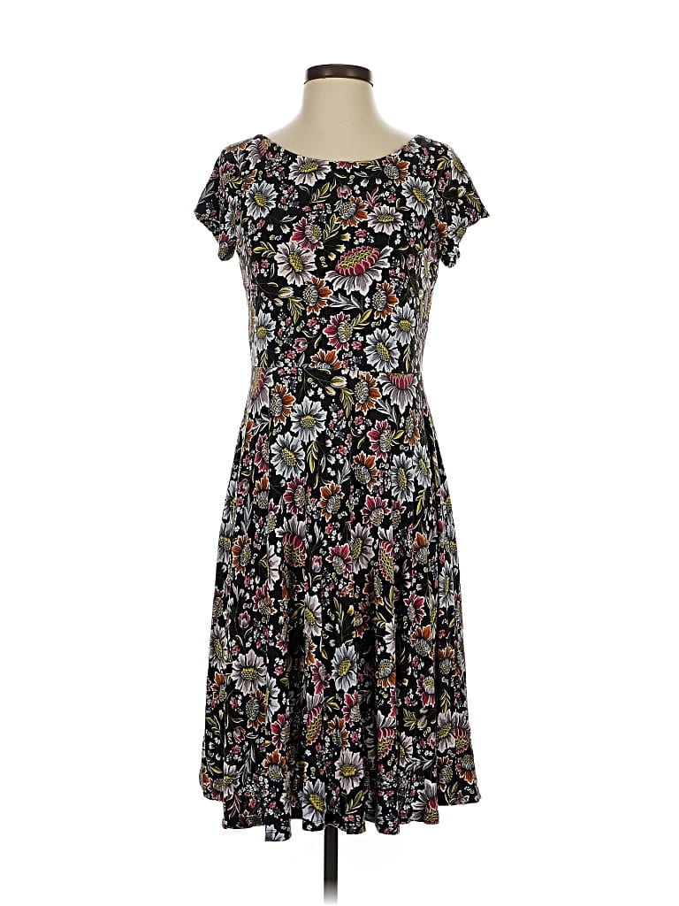 Pre-owned Ann Taylor Loft Outlet Casual Dress In Black