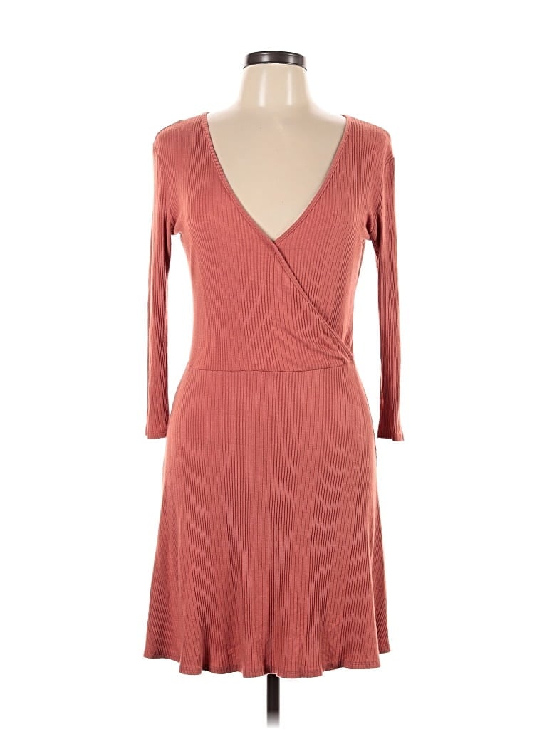 Pre-owned See You Monday Casual Dress In Burgundy