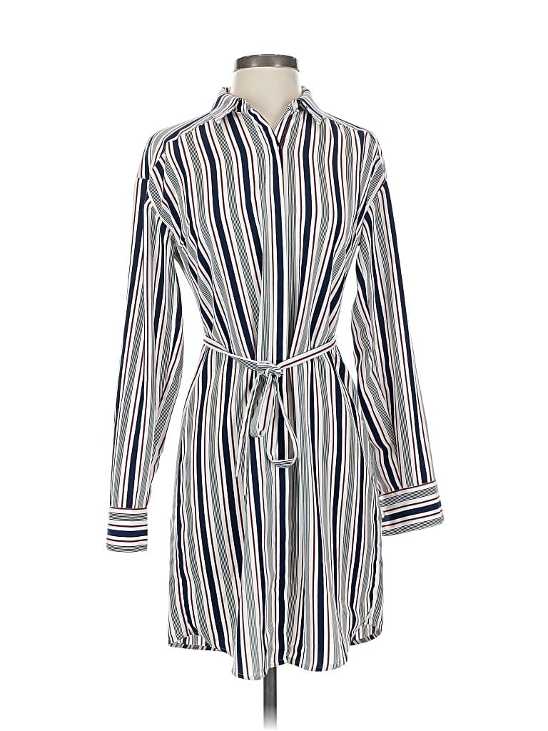 Pre-owned Express Casual Dress In White