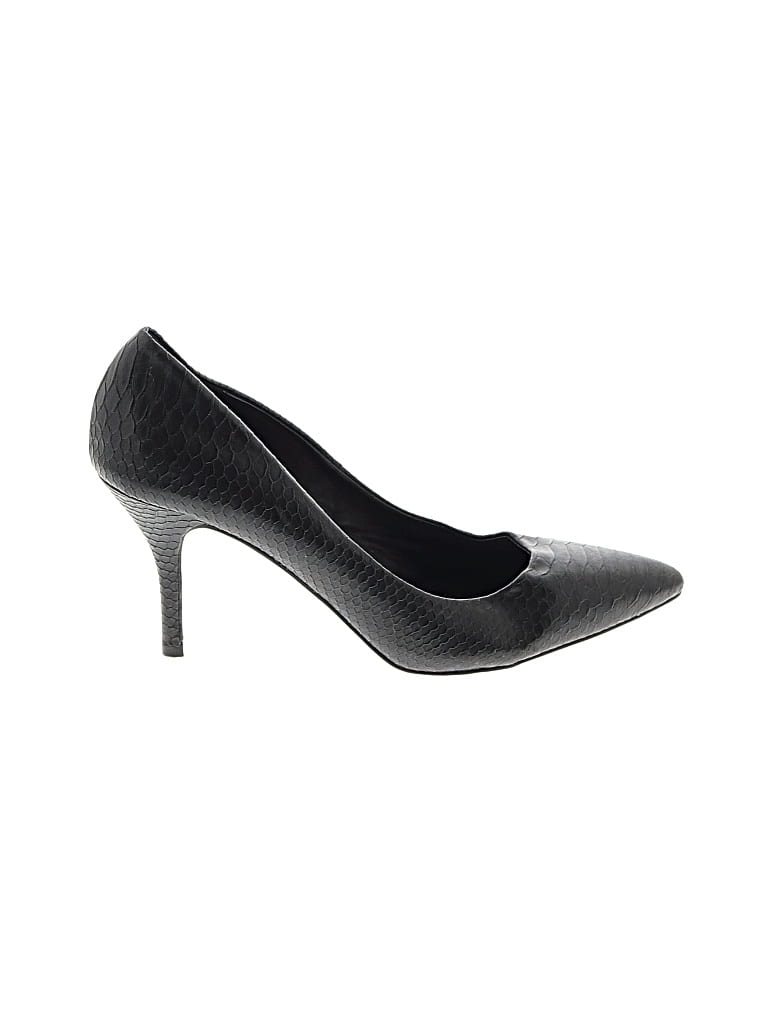 Pre-owned Aldo Heels In Black