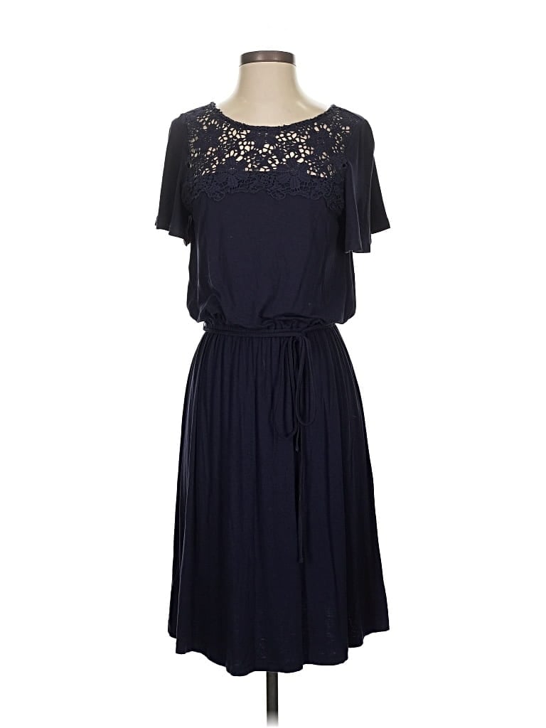 Pre-owned Ann Taylor Loft Casual Dress In Blue