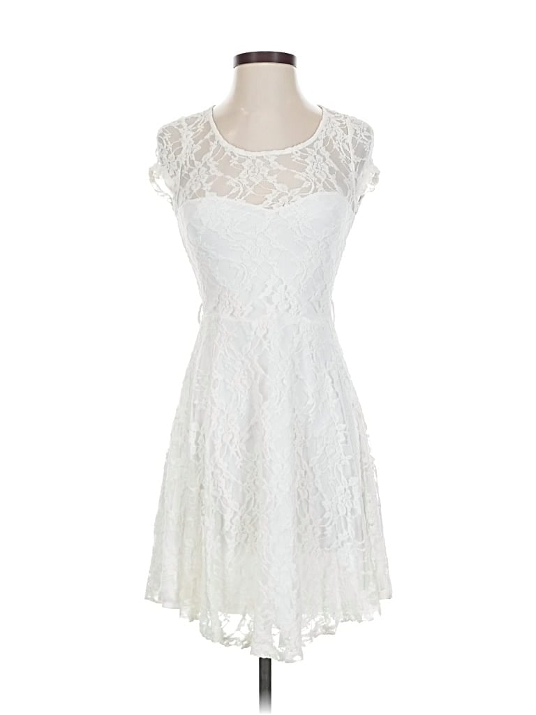 Pre-owned Love Culture Cocktail Dress In White