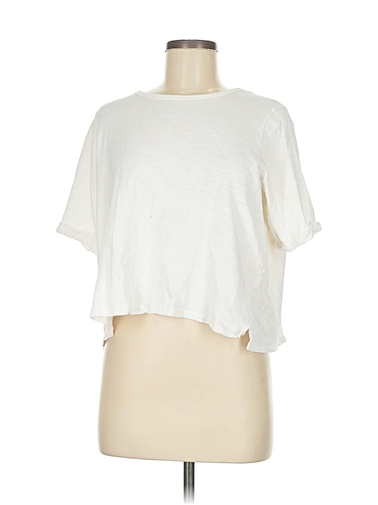 Pre-owned Pure And Good Short Sleeve T-shirt In White