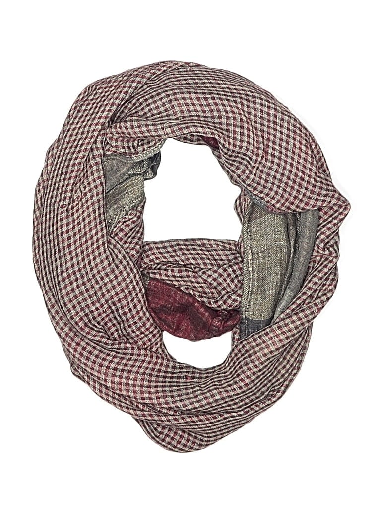 Pre-owned Unbranded Scarf In Burgundy