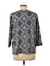 American Sweetheart Silver 3/4 Sleeve Blouse Size M - photo 2