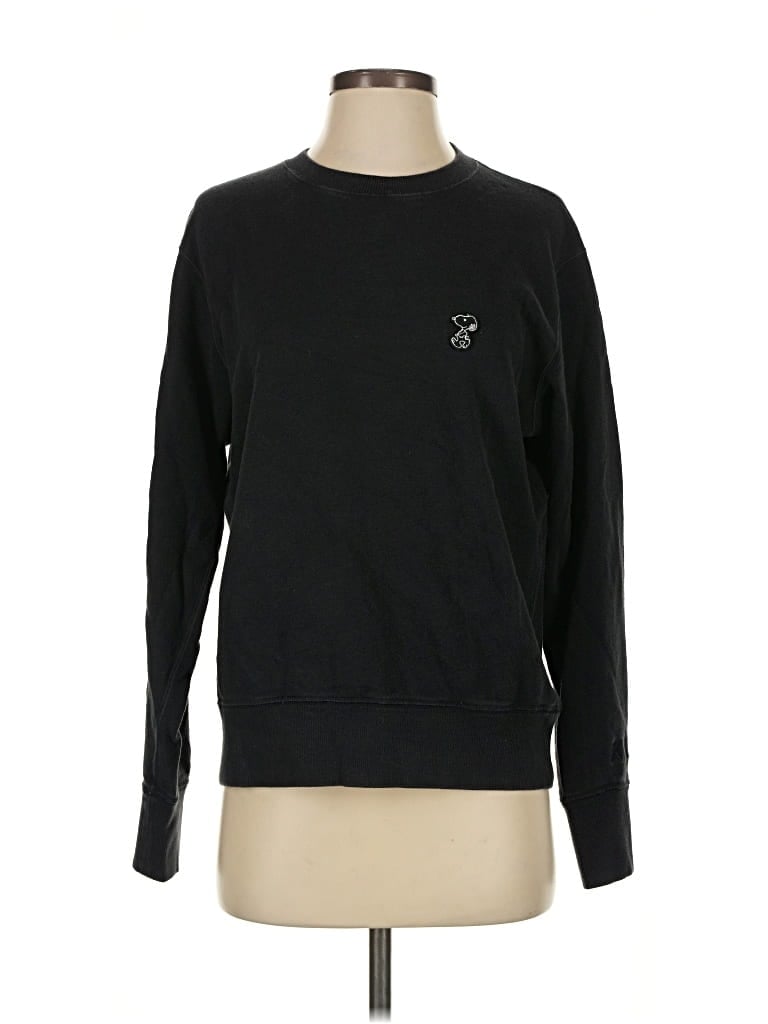 Pre-owned Assorted Brands Sweatshirt In Black