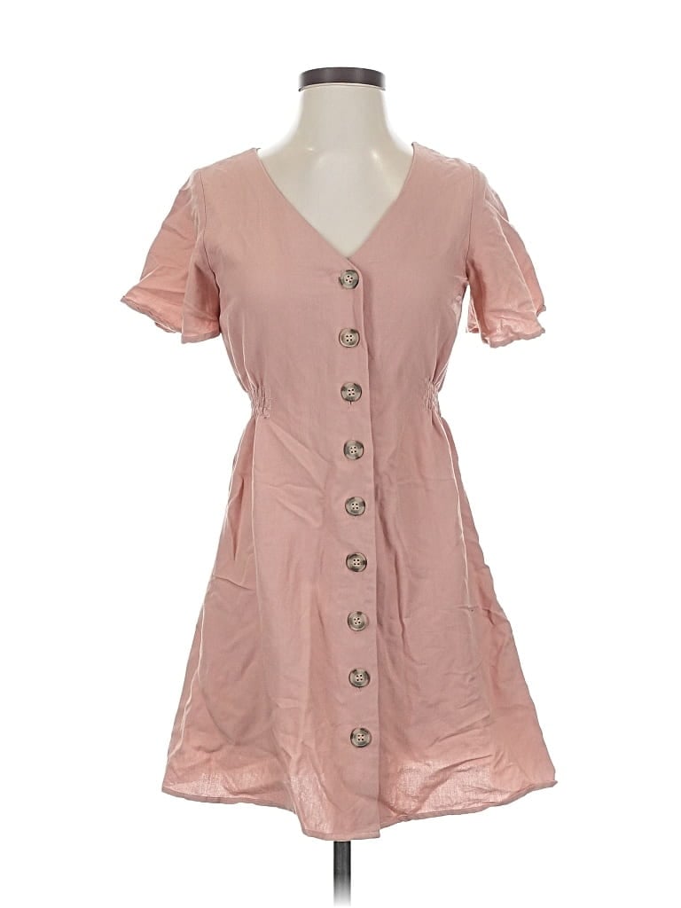 Pre-owned Mine Casual Dress In Pink