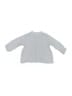Bonpoint 100% Cotton Gray Long Sleeve Button-Down Shirt Size 6 - photo 2