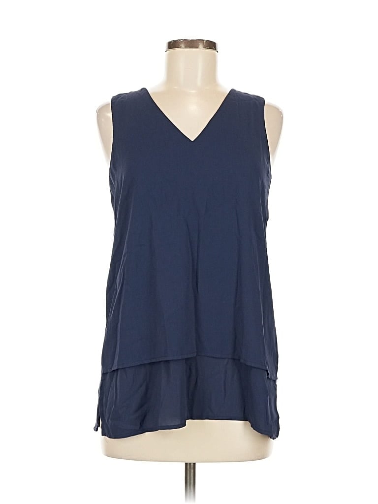 Pre-owned Michael Michael Kors Sleeveless Blouse In Blue