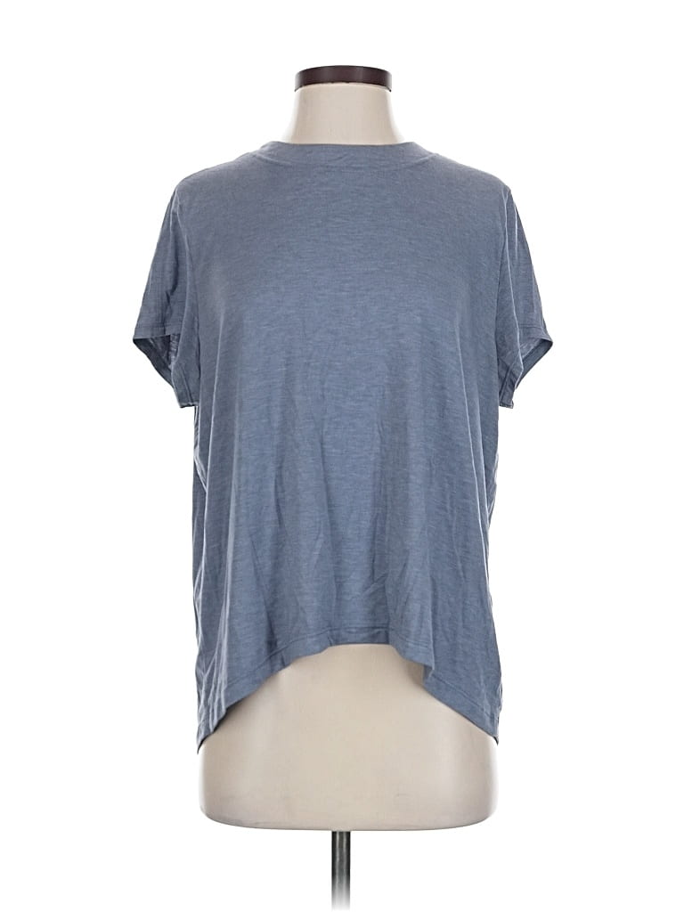 Pre-owned Athleta Short Sleeve T-shirt In Gray