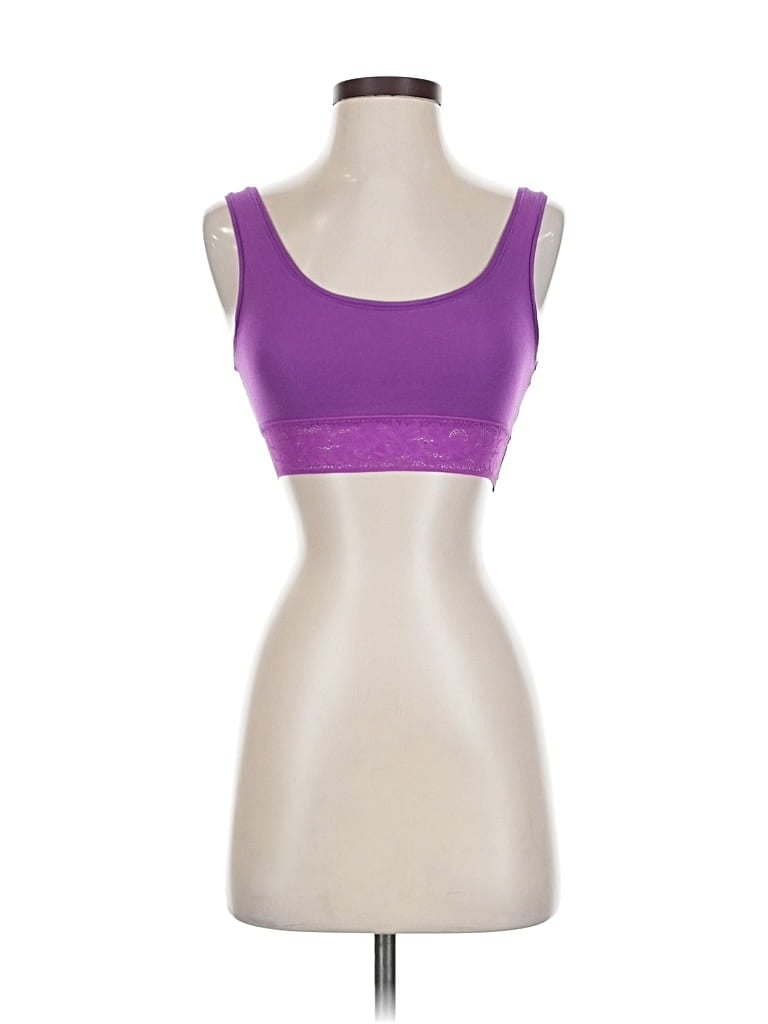Pre-owned Tommy John Sports Bra In Purple