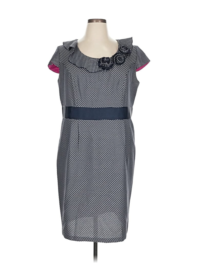 Pre-owned Dressbarn Casual Dress In Gray