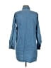 Chic Connection Blue Long Sleeve Button-Down Shirt Size M - photo 2