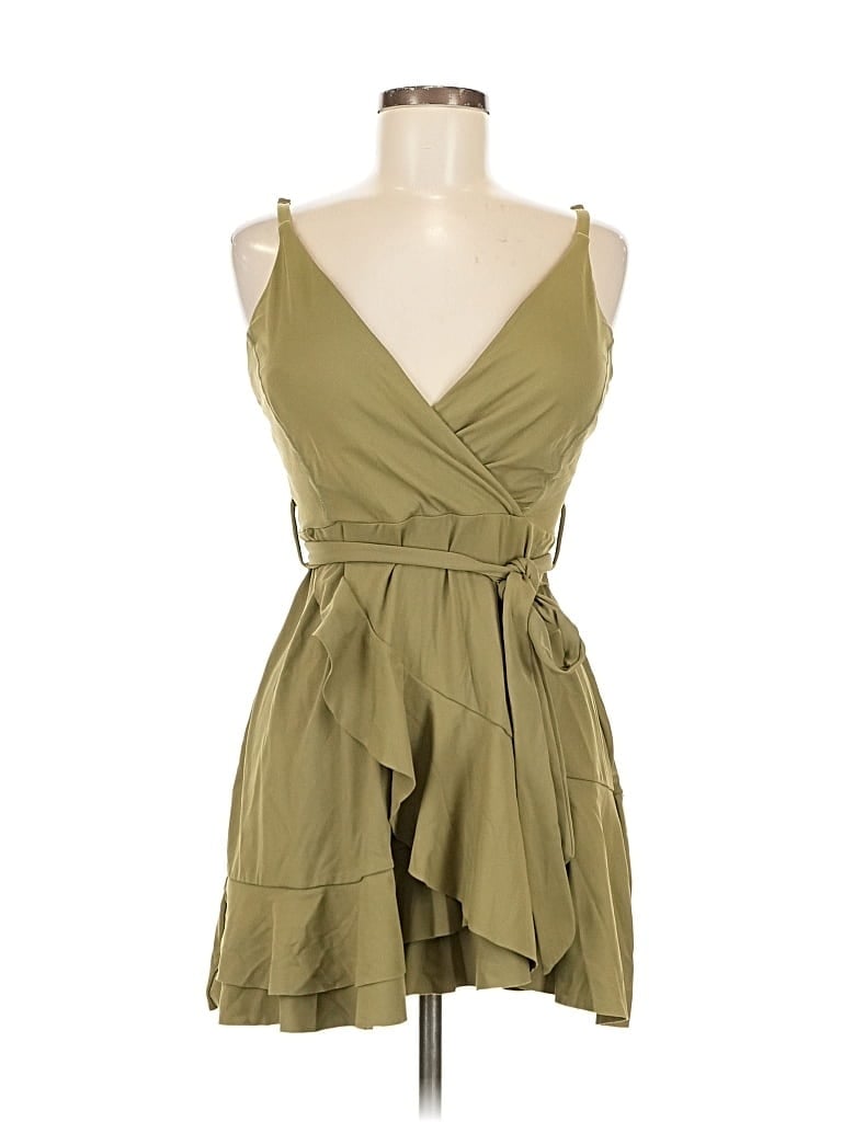 Pre-owned Assorted Brands Cocktail Dress In Green