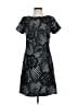 Donna Ricco 100% Polyester Argyle Black Cocktail Dress Size 4 - photo 1