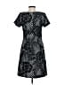 Donna Ricco 100% Polyester Argyle Black Cocktail Dress Size 4 - photo 2