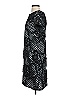 Donna Ricco 100% Polyester Argyle Black Cocktail Dress Size 4 - photo 5
