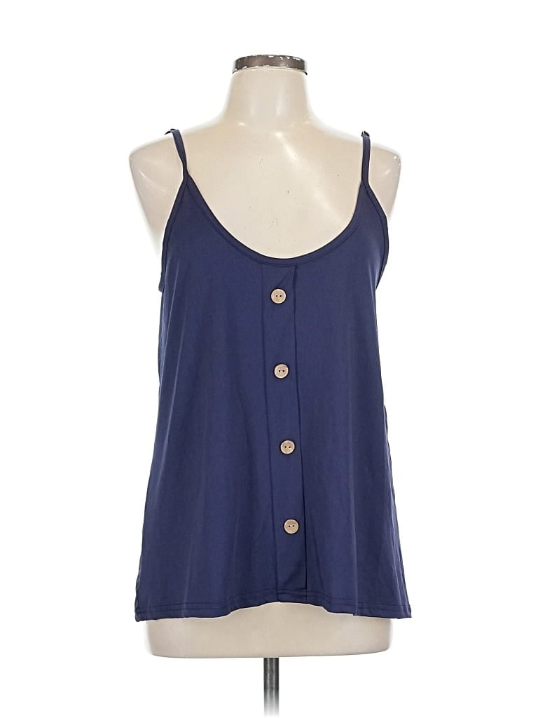 Pre-owned Loveu.dear Sleeveless Blouse In Blue