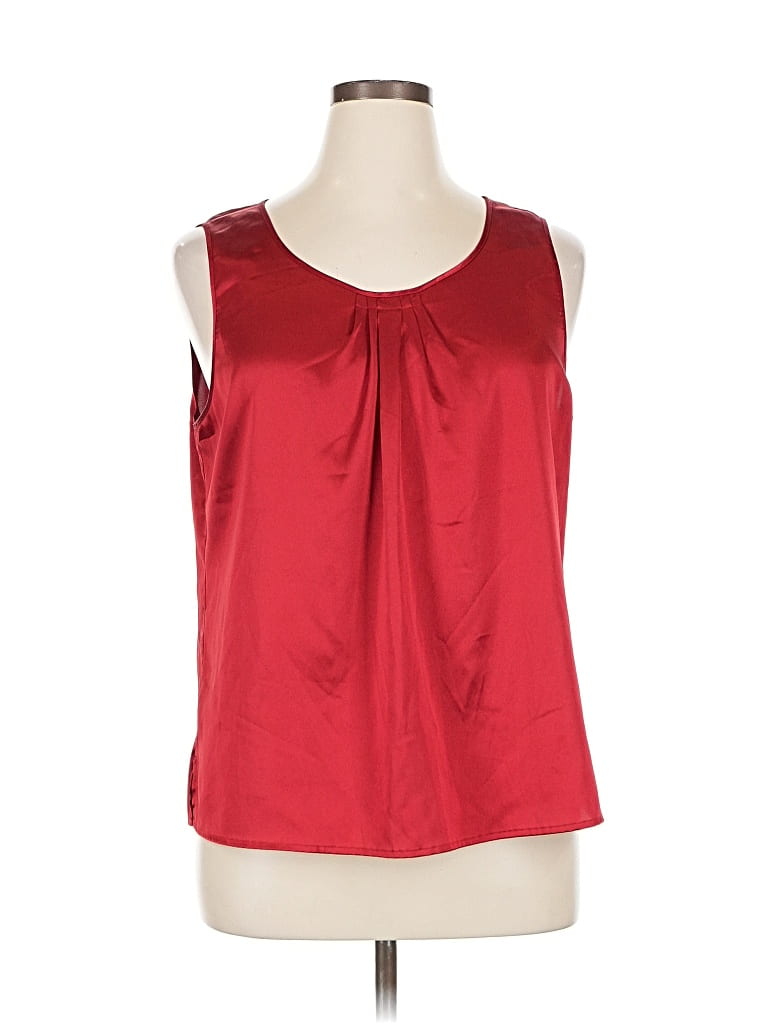 Pre-owned Chico's Sleeveless Blouse In Red