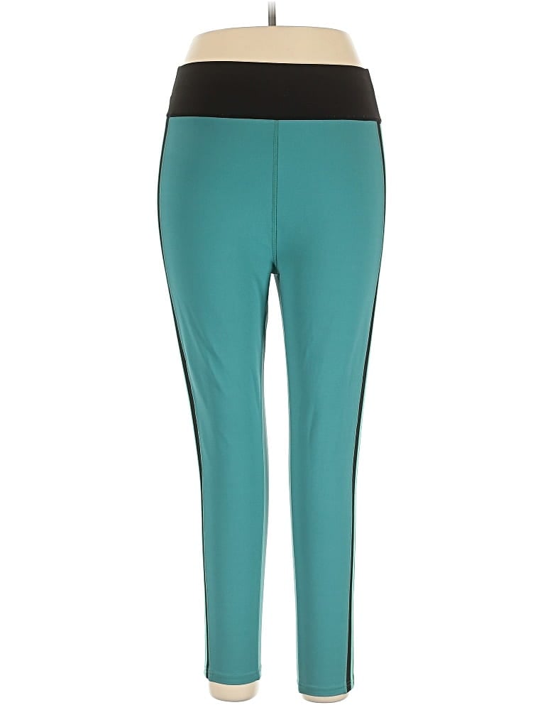 Pre-owned Pop Fit Active Pants In Blue