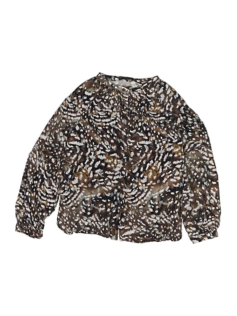 Pre-owned Bella Dahl Kids' Kimono In Brown