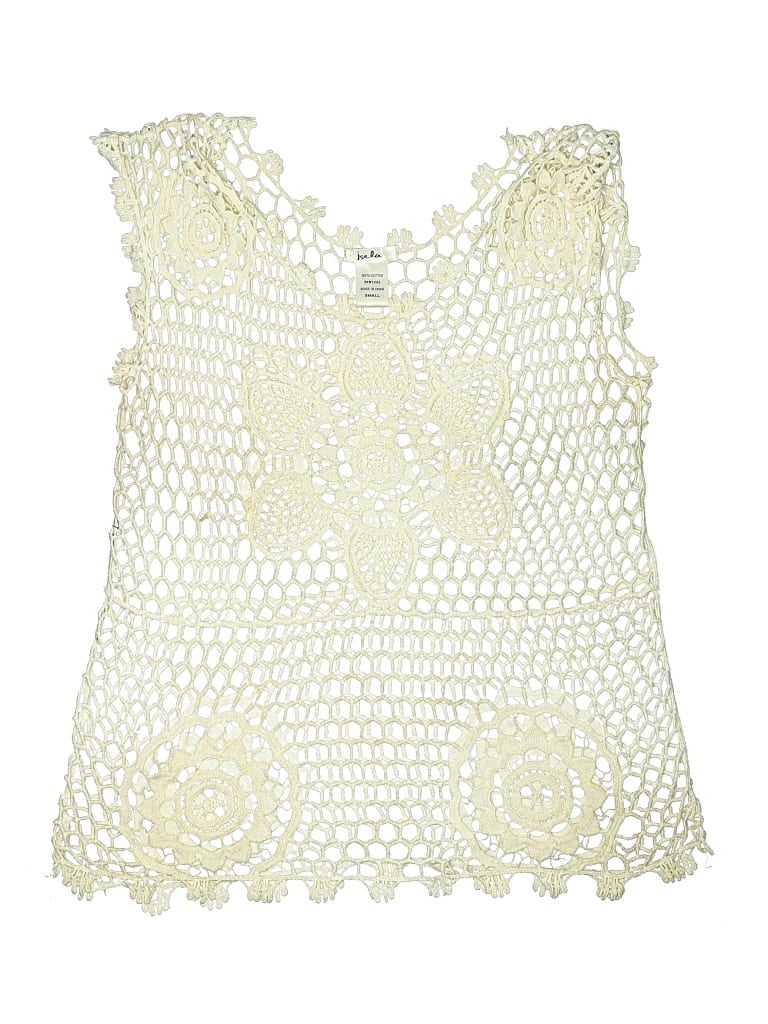 Pre-owned Isela Swimsuit Cover Up In White