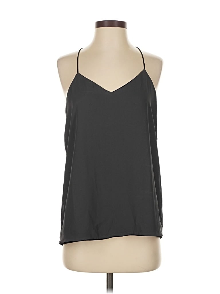 Pre-owned Express Tank Top Gray Halter Neckline Tops