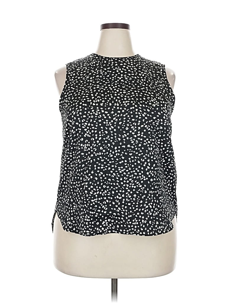 Pre-owned Banana Republic Factory Store Sleeveless Blouse In Black