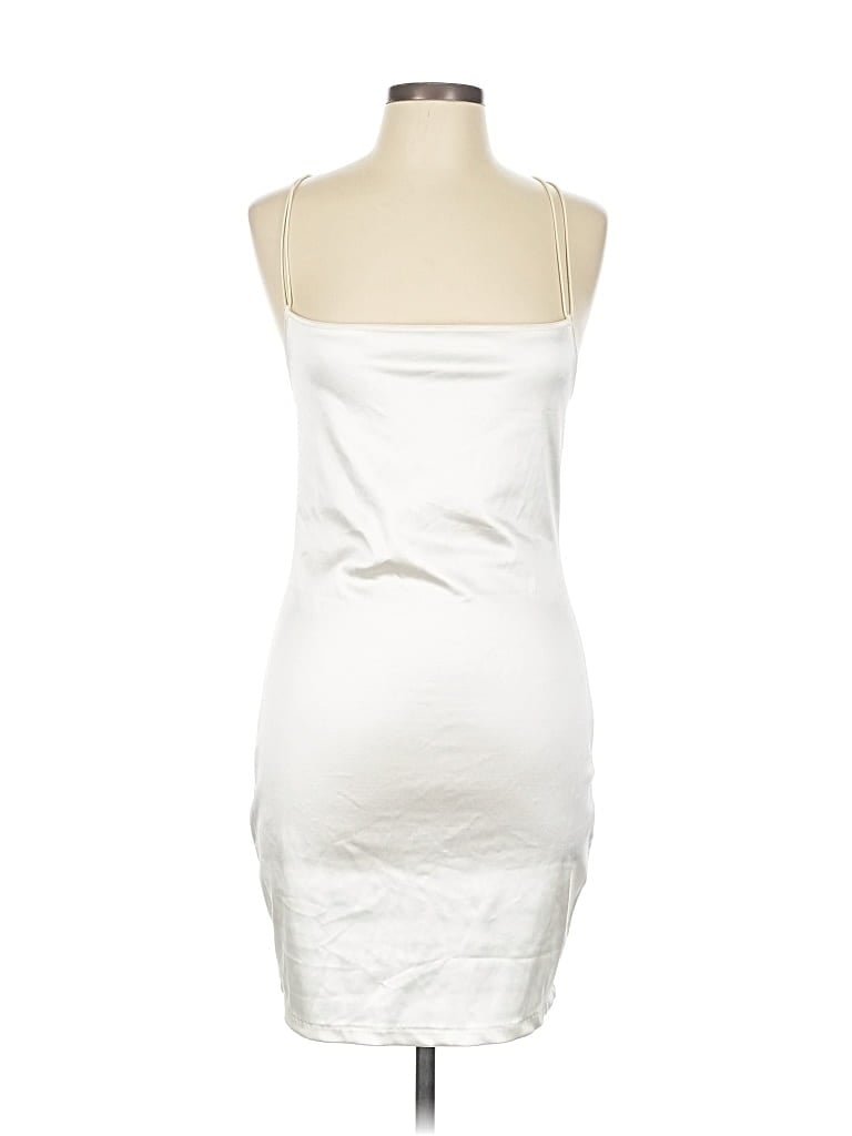 Pre-owned Divided By H&m Cocktail Dress In White