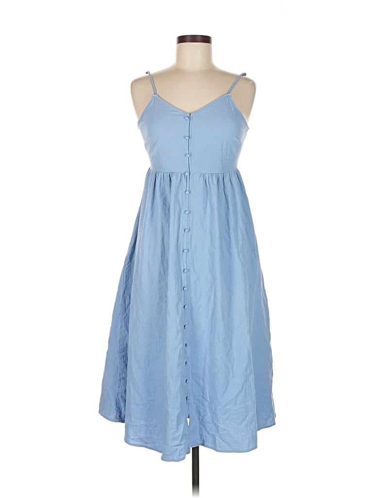 Pre-owned Universal Thread Casual Dress In Blue
