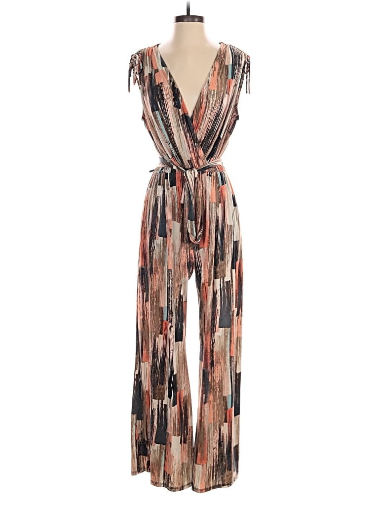 Pre-owned Ariella Jumpsuit In Pink