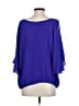 Bebe 100% Silk Purple 3/4 Sleeve Silk Top Size S - photo 2