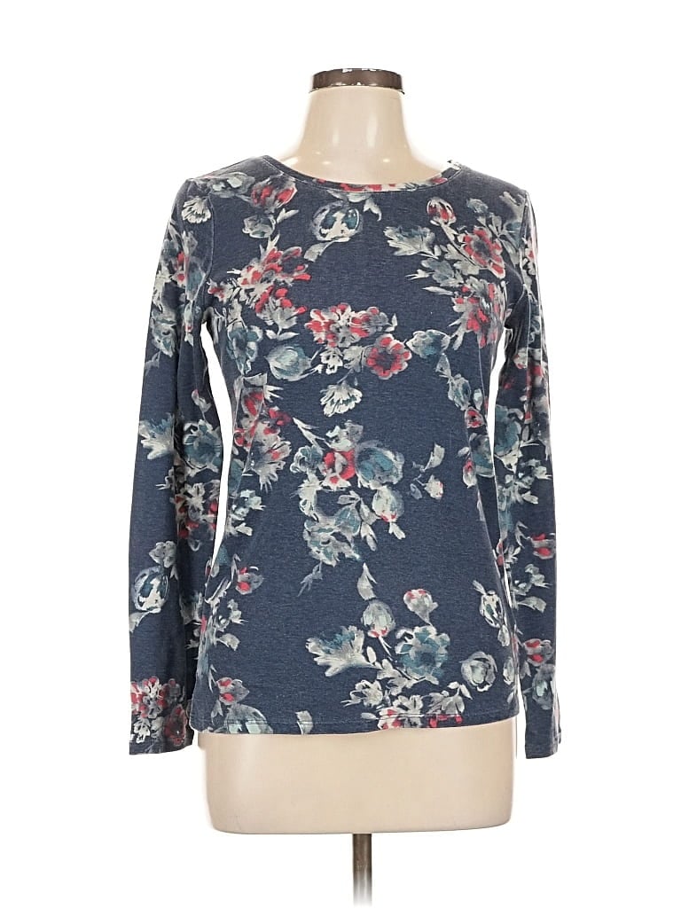 Pre-owned Sonoma Life + Style Long Sleeve T-shirt In Blue