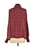 Max Studio 100% Polyester Burgundy Long Sleeve Blouse Size S - photo 2