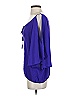 Bebe 100% Silk Purple 3/4 Sleeve Silk Top Size S - photo 5