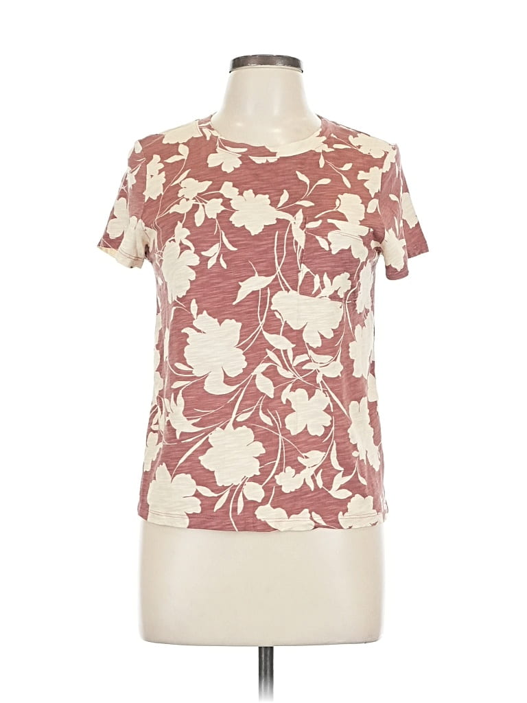 Pre-owned Sanctuary Short Sleeve T-shirt In Burgundy