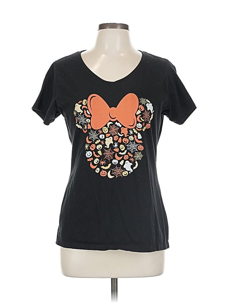 Pre-owned Port & Company Short Sleeve T-shirt In Black