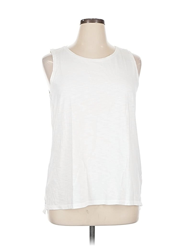 Pre-owned Old Navy Sleeveless T-shirt In White