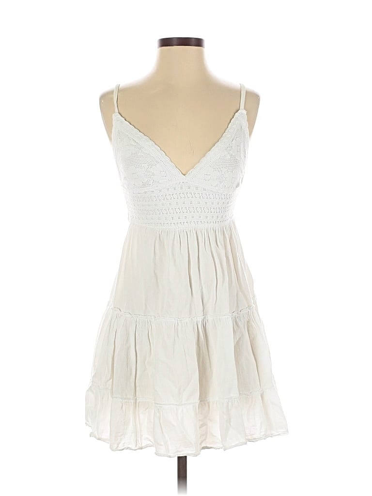 Pre-owned Assorted Brands Cocktail Dress In White