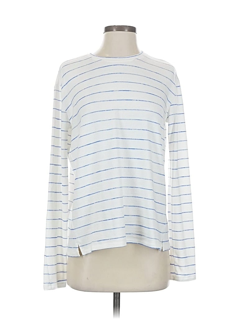 Pre-owned Rag & Bone Long Sleeve T-shirt In White