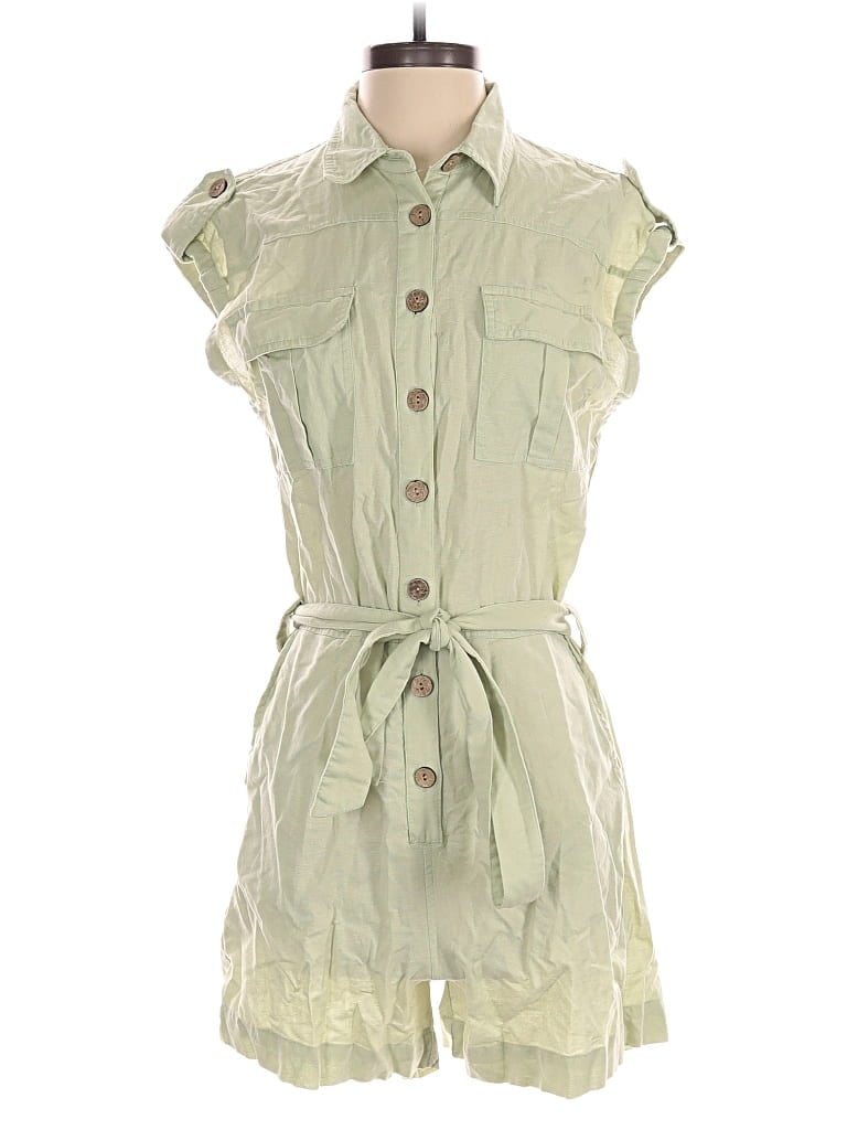 Pre-owned Mng Romper In Green