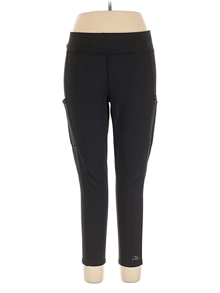 Pre-owned L.l.bean Active Pants In Black