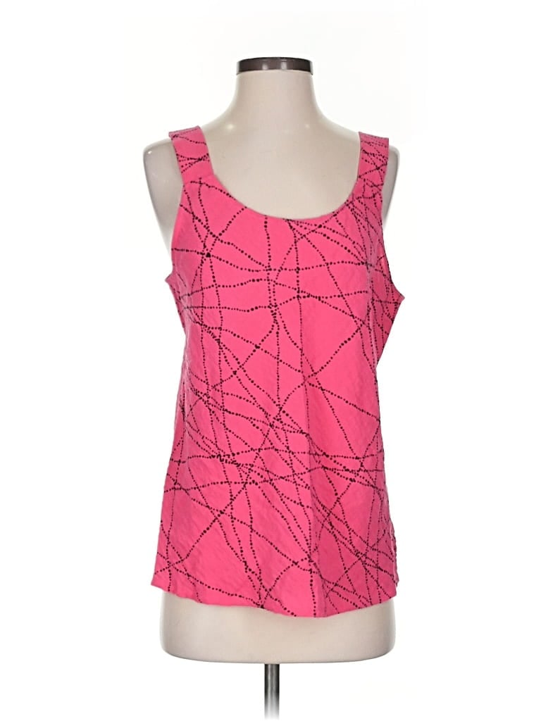 Pre-owned Habitat Sleeveless Top Pink Square Neckline Tops