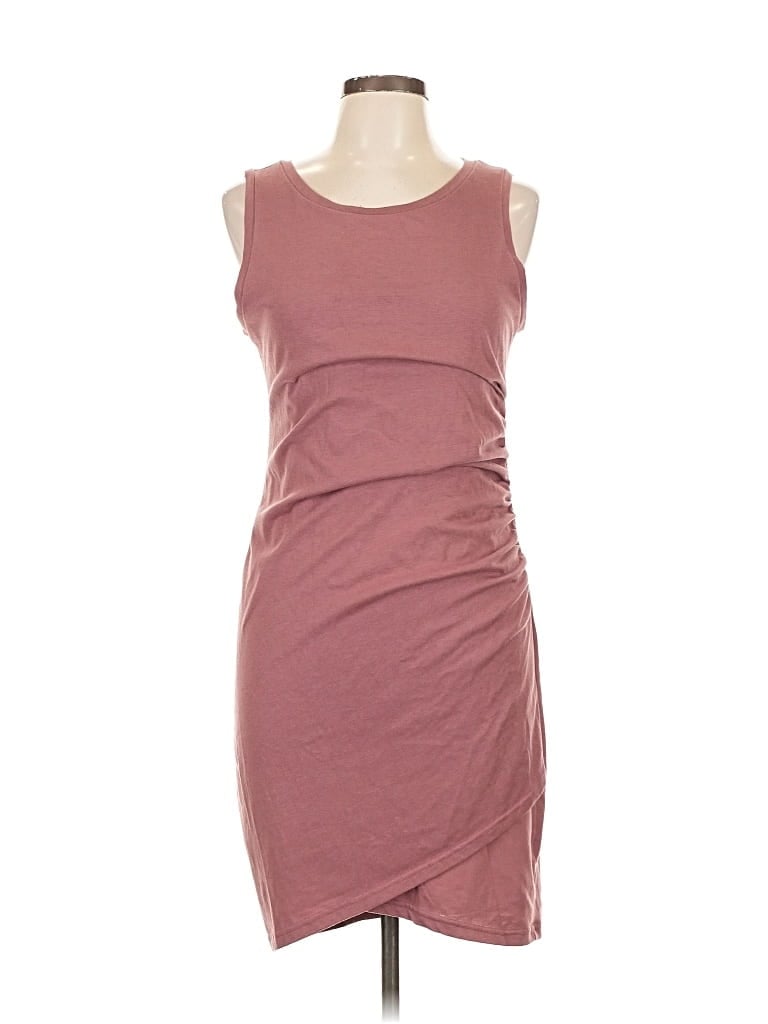 Pre-owned Leith Casual Dress In Burgundy